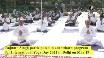 Yoga one of the most important heritage of India: Rajnath Singh