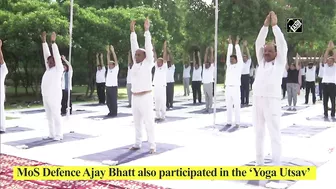 Yoga one of the most important heritage of India: Rajnath Singh