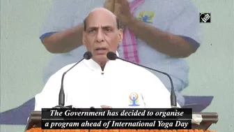 Yoga one of the most important heritage of India: Rajnath Singh