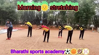 Morning???? Stretching | Warm Up | Bharathi sports academy⚽????????⚾