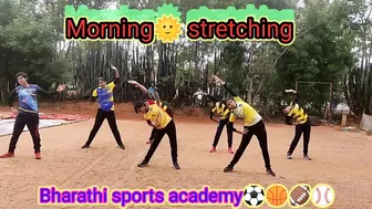 Morning???? Stretching | Warm Up | Bharathi sports academy⚽????????⚾