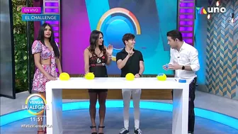 ¡Nuestros conductores intentaron un challenge con globo y agua! | Venga La Alegría