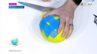 ¡Nuestros conductores intentaron un challenge con globo y agua! | Venga La Alegría