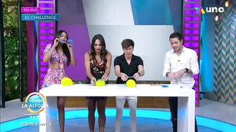 ¡Nuestros conductores intentaron un challenge con globo y agua! | Venga La Alegría