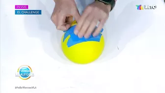 ¡Nuestros conductores intentaron un challenge con globo y agua! | Venga La Alegría