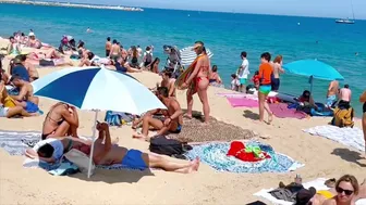 Barcelona beach walk 2022/ beach Bogadell ????????????️Spain best beaches