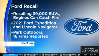 Ford issues recall for several models after reports engine can catch on fire