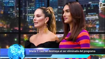 María T. casi se desmaya al ser eliminada del Masterchef Celebrity Colombia