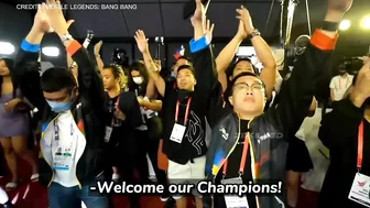 Hadji interview after Team PH winning the Gold Medal in 31st SEA Games Vietnam | Shoutout to Dogie