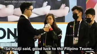 Hadji interview after Team PH winning the Gold Medal in 31st SEA Games Vietnam | Shoutout to Dogie