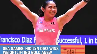 SEA Games: Hidilyn Diaz wins weightlifting gold anew | INQUIRER Today - May 20, 2022