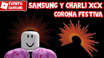 CONSIGUE CORONA FESTIVA GRATIS en ROBLOX | EVENTO ROBLOX SAMSUNG