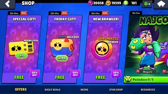 ???? UPDATE AND GIFTS IN BRAWL STARS?