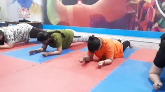 morning yoga class