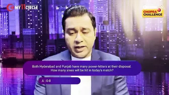 How many SIXES in tonight's GAME? | Predict and WIN! | My11Circle Chopra Challenge