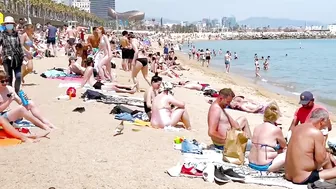 Beach Barceloneta / Barcelona beach walk 2022????????????️Spain best beaches