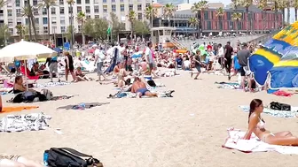 Beach Barceloneta / Barcelona beach walk 2022????????????️Spain best beaches