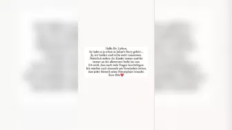 Bibis INSTAGRAM Statement | Julienco Trennung BibisBeautyPalace