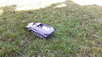 WCP Models 1/16 RC SD.Kfz.251/1 ausf C Garden test