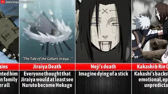 Biggest Plot Twists in Naruto Series I Anime Senpai Comparisons