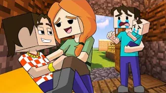 The minecraft life ⛏ Svete brave fight monsters ⛏ Funny love STORY vs Rich Man ⛏ Minecraft animation