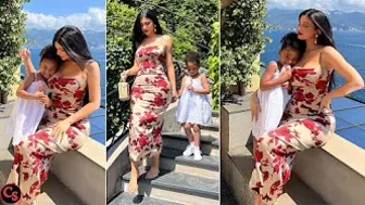 Kylie Jenner Enjoys a Day Out in the Portofino, Italy With Stormi