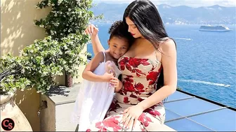 Kylie Jenner Enjoys a Day Out in the Portofino, Italy With Stormi