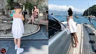 Kylie Jenner Enjoys a Day Out in the Portofino, Italy With Stormi