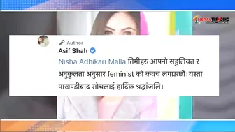 Nisha adhikari exposed by Asif shah ! Double Standard Nepali Celebrity !