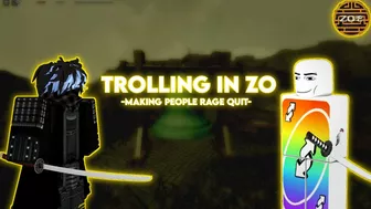 Making People Rage Quit Ft.Naz (ZO Trolling) #1...(Roblox ZOぞ) (Roblox Malaysia)