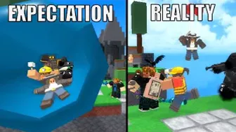 Player Vacuum - Expectation vs Reality | Roblox Bedwars