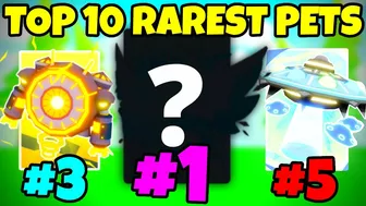 TOP 10 RAREST SECRET PET IN ROBLOX CLICKER SIMULATOR