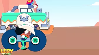 BRAWL STARS ANIMATION #29  - BONNIE IN DANGER - MEG MONSTER TRUCK & EDGAR