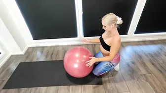 Yoga ball & Stretching exercise & Gimnastics body's & GY