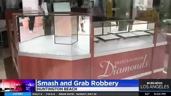 Huntington Beach jewelry store targeted for smash-and-grab robbery