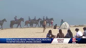 Police step up patrols at Mass. beaches