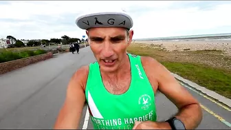 Headwind Fail | Littlehampton 5 Mile Beach Run | Film My Run