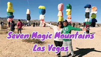 Travel Vlog:  Seven Magic Mountains, Las Vegas, Nevada USA