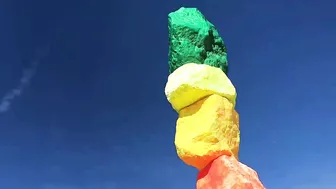 Travel Vlog:  Seven Magic Mountains, Las Vegas, Nevada USA