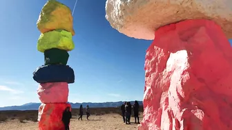 Travel Vlog:  Seven Magic Mountains, Las Vegas, Nevada USA