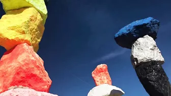 Travel Vlog:  Seven Magic Mountains, Las Vegas, Nevada USA