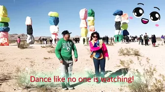 Travel Vlog:  Seven Magic Mountains, Las Vegas, Nevada USA