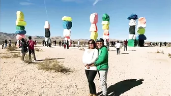 Travel Vlog:  Seven Magic Mountains, Las Vegas, Nevada USA