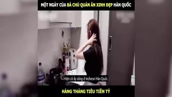 Một ngày của bà chủ quán ăn xinh đẹp Hàn Quốc, tiêu cả Tỷ hàng tháng | LT Review