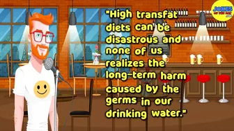 A doctor was giving a lecture on dangerous foods - then the funny old man said this! #joke