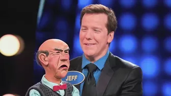 FAMOUS Ventriloquist Jeff Dunham & His Puppet Walter Take On Celebrity Family Feud With STEVE HARVEY