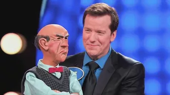 FAMOUS Ventriloquist Jeff Dunham & His Puppet Walter Take On Celebrity Family Feud With STEVE HARVEY