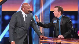 FAMOUS Ventriloquist Jeff Dunham & His Puppet Walter Take On Celebrity Family Feud With STEVE HARVEY