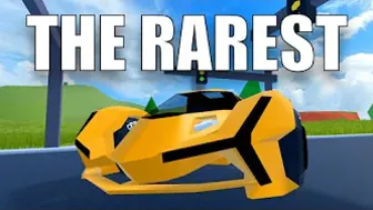 THE RAREST VEHICLES IN (Roblox Jailbreak)