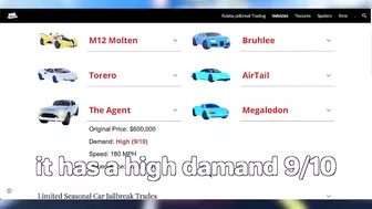 THE RAREST VEHICLES IN (Roblox Jailbreak)